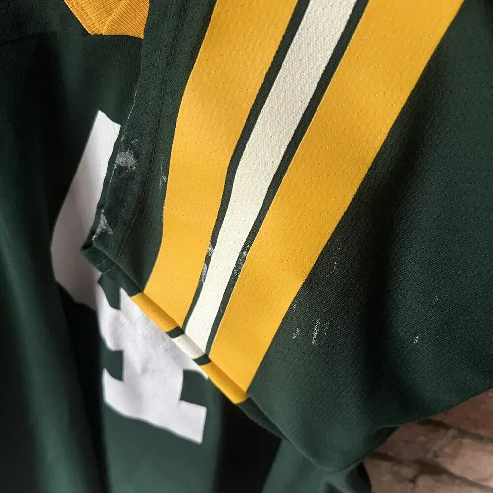 NFL Green Bay Packers QB Brett Favre #4 LOGO 7 Jersey Size XL